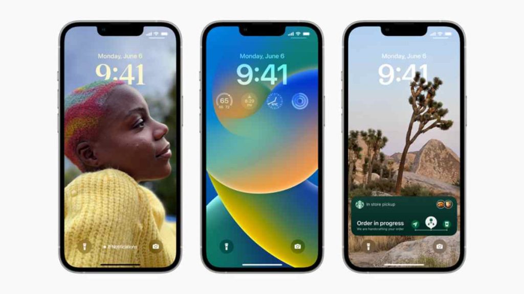 A whole new lock screen experience in iOS 16