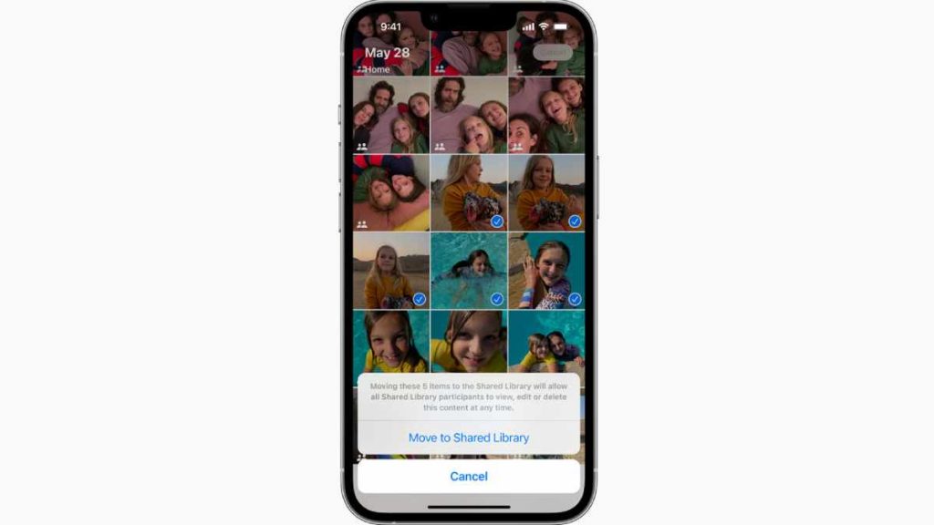 Shared Photo Sharing Album on iOS 16