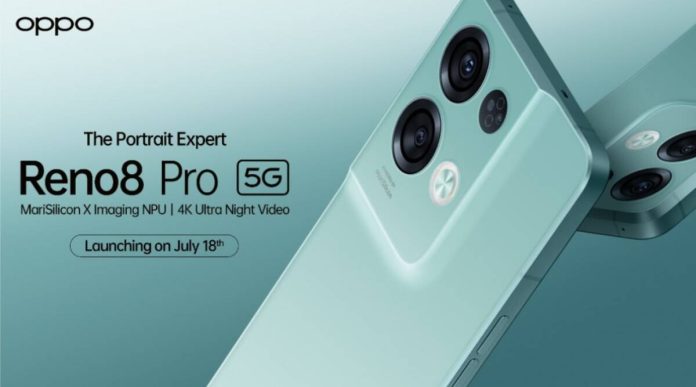 The most prominent specifications of the Reno 8 and Reno 8 Pro phones from Oppo, which are scheduled to be launched soon