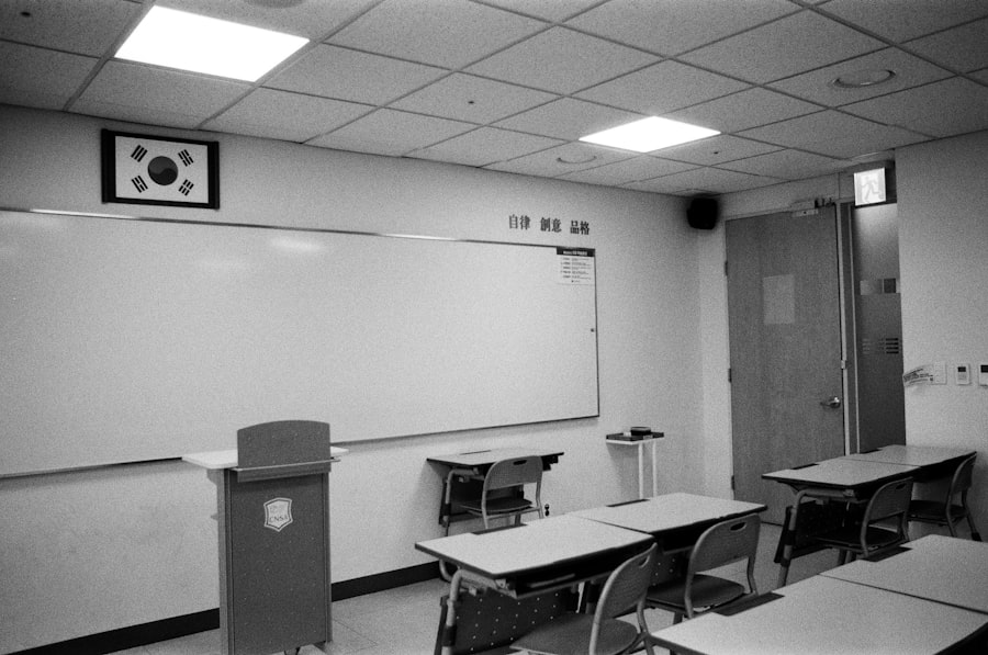 Smartboard in classroom