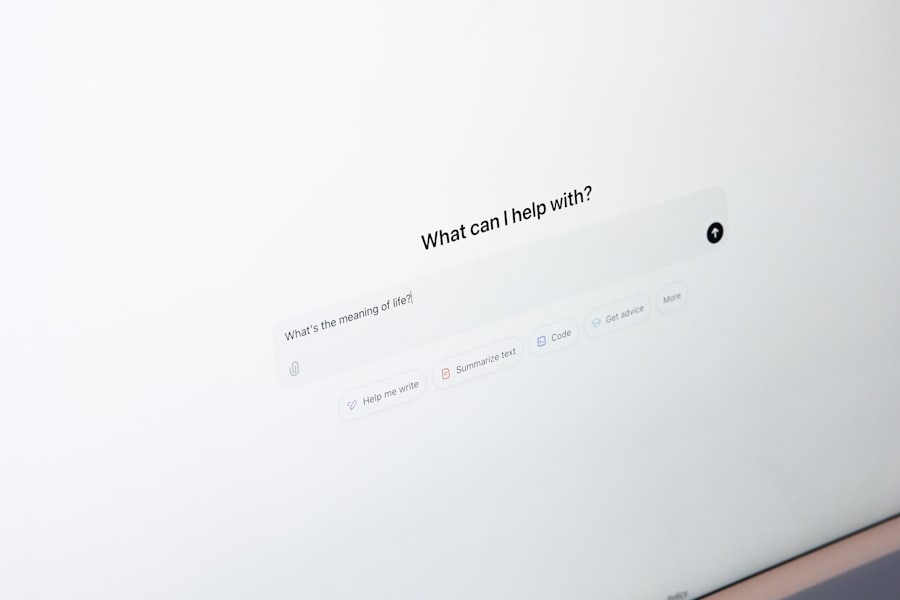 Chatbot interface