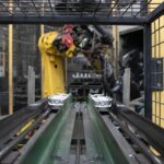 Photo Robotic assembly line