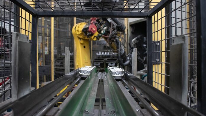 Photo Robotic assembly line